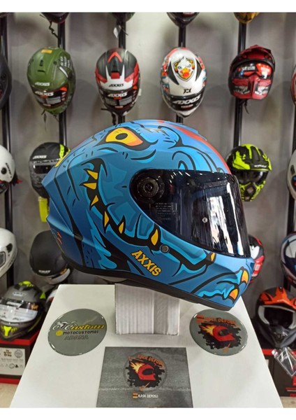 Axxıs Draken S C7 Dinotoon Full Face Kapalı Kask