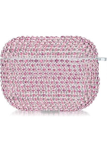 Apple Airpods Pro 3 Kılıf Kristal Taşlı Parıltılı Pembe fiyatları