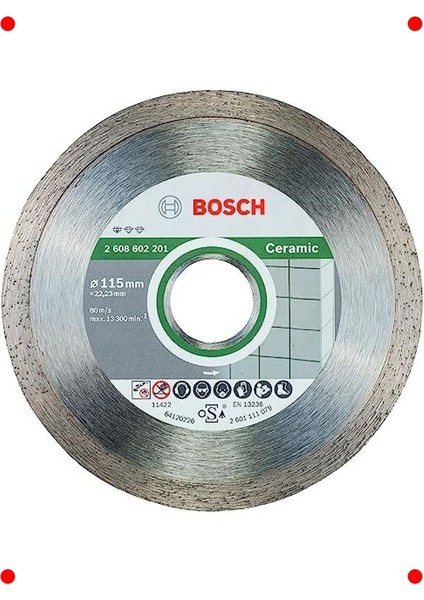 115 mm Elmas Kesme Diski - Yüksek Performans