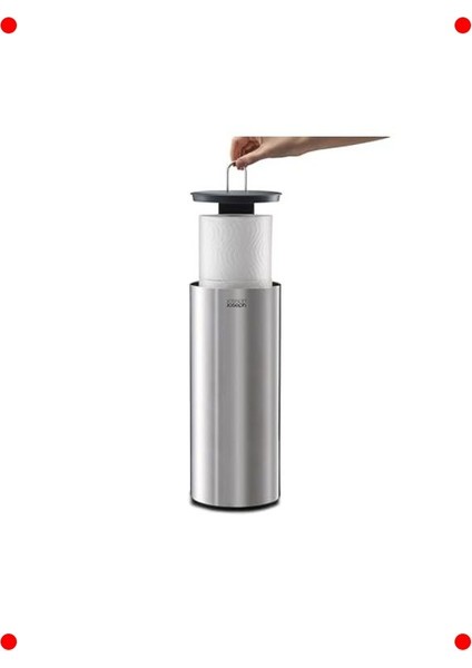 Paslanmaz Çelik Kapaklı Tuvalet Kağıdı Tutacağı modelleri