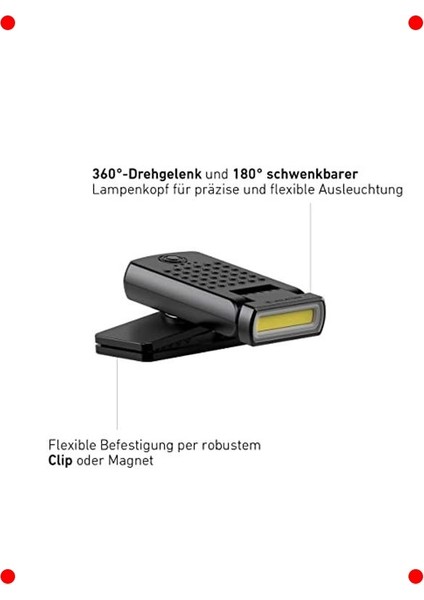 Şarj Edilebilir LED Çalışma Feneri | Kompakt & Güçlü indirimleri