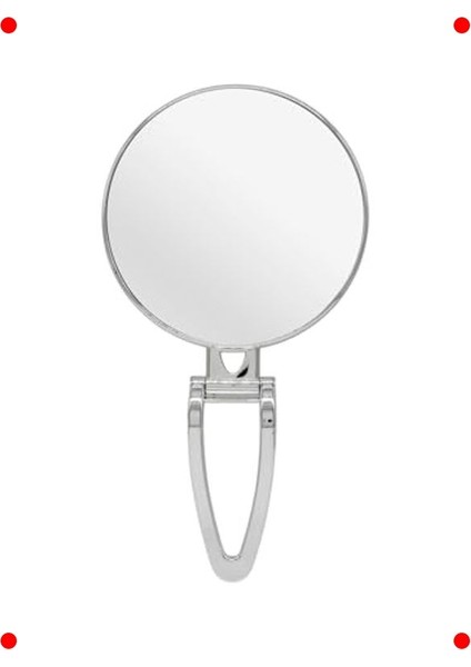 3x Büyüteçli Çift Taraflı Makyaj Aynası Yuvarlak