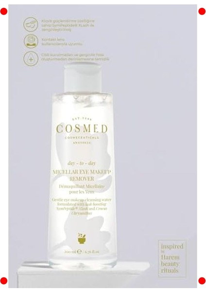 Kirpik Besleyici Misel Göz Makyaj Temizleyici fırsatları