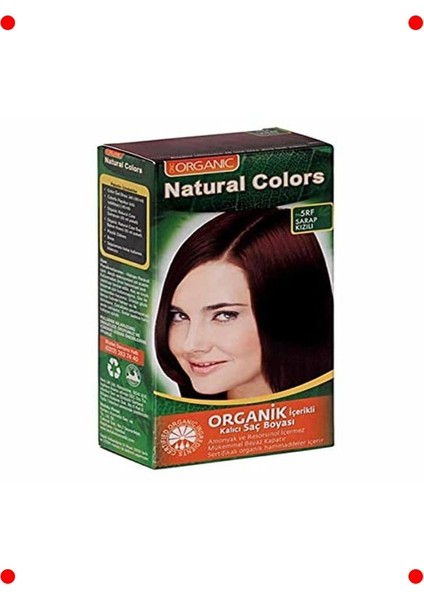Organik Içerikli Saç Boyası - Şarap Kızılı