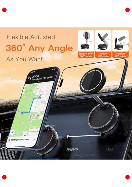 Manyetik 360° Ayarlanabilir Araç Telefon Tutucu fiyatları