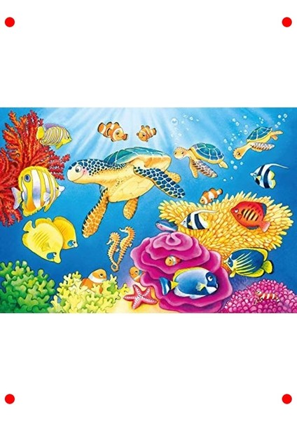 Sualtı Dünyası Yapbozu - 2X24 Parça Çocuk Puzzle fiyatları