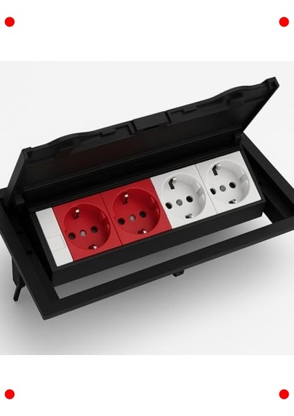Masa Üstü Gömme Priz Kutusu (Şebeke, Ups, Data) fırsatları