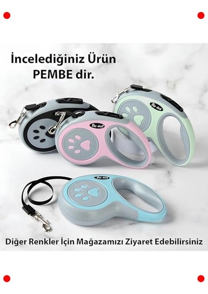 Otomatik Geri Çekilebilir Köpek Tasması 5 Metre fırsatları