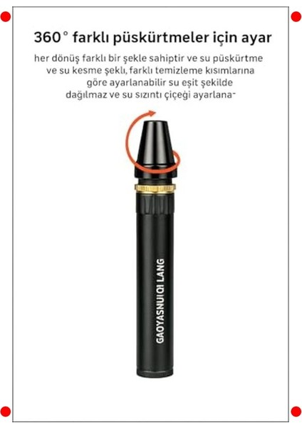 Yüksek Basınçlı Sulama Tabancası 3 Modlu fiyatları