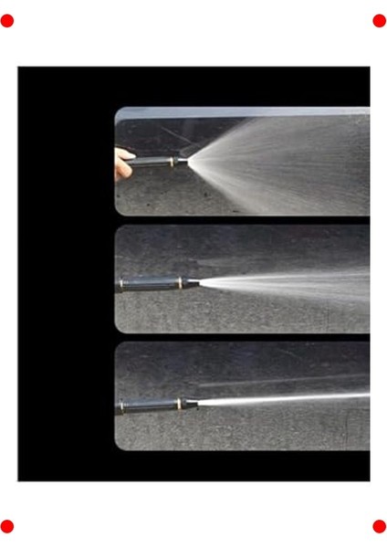 Yüksek Basınçlı Sulama Tabancası 3 Modlu modelleri