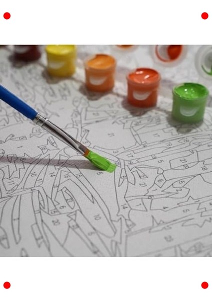 Sayılarla Boyama Tuval Seti, 40X50 Cm, Kedi ve Sonbahar modelleri