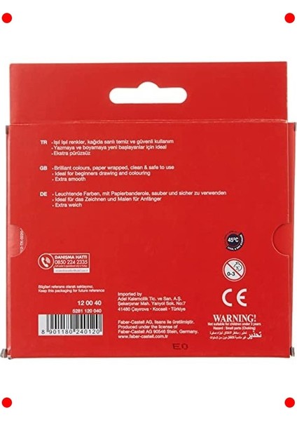 Süper Yıkanabilir Jumbo Mum Boya Seti, 12 Canlı Renk fiyatları