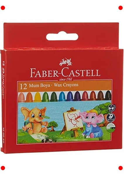 Süper Yıkanabilir Jumbo Mum Boya Seti, 12 Canlı Renk modelleri