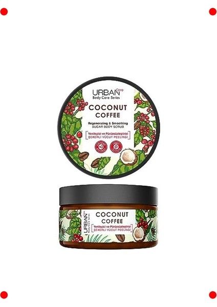 Hindistan Cevizi Kahveli Vegan Vücut Peelingi 280 gr