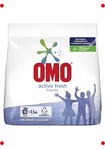 Beyazlar Için Toz Çamaşır Deterjanı 1.5 kg