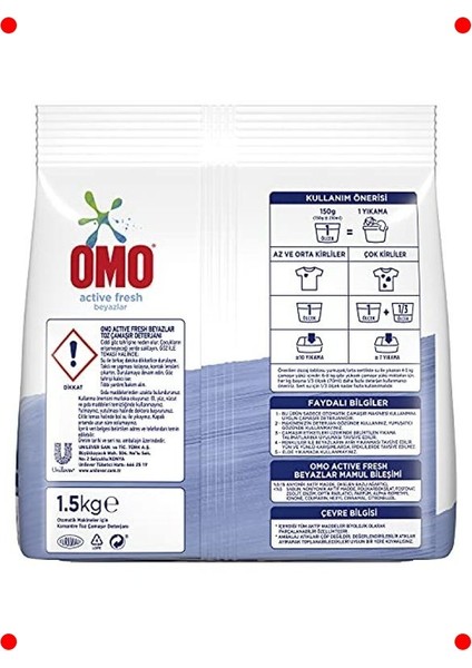 Beyazlar Için Toz Çamaşır Deterjanı 1.5 kg modelleri