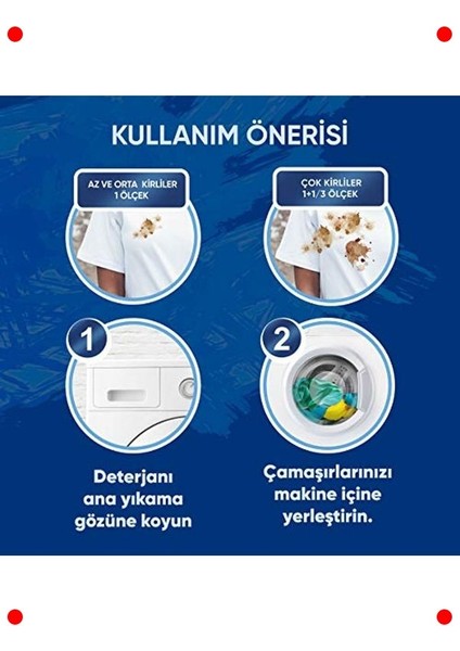 Beyazlar Için Toz Çamaşır Deterjanı 1.5 kg indirimleri