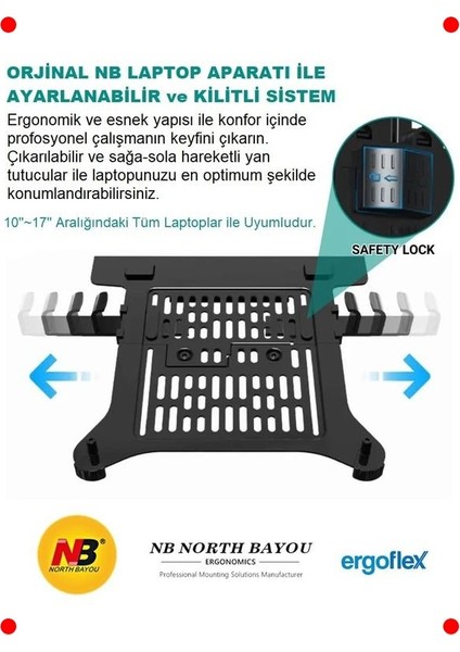 Vesa Uyumlu Dizüstü Bilgisayar Standı (10-17 Inç) indirimleri