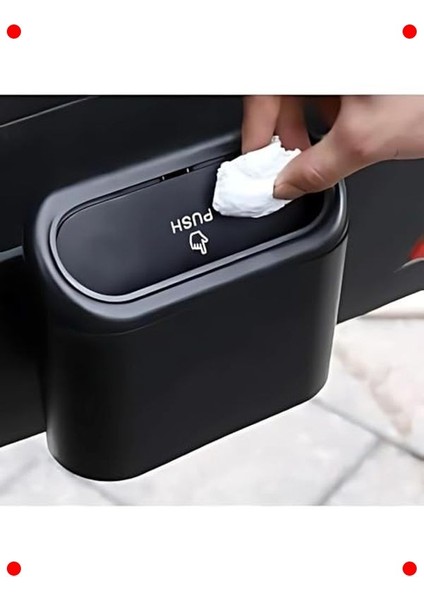 Araç Içi Katlanabilir ve Asılabilir Çöp Kovası