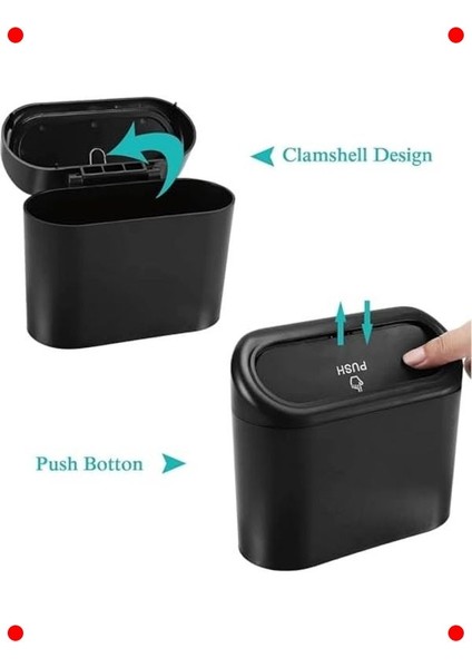 Araç Içi Katlanabilir ve Asılabilir Çöp Kovası modelleri