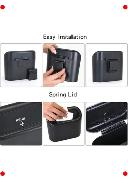 Araç Içi Katlanabilir ve Asılabilir Çöp Kovası fırsatları