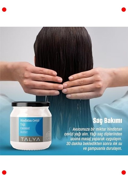 %100 Saf Soğuk Sıkım Katı Hindistan Cevizi Yağı 150ML indirimleri