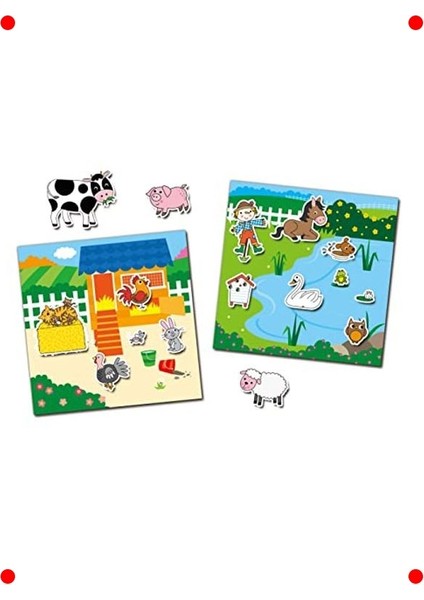 Çiftlik Temalı Yeniden Kullanılabilir Sticker Kitabı modelleri