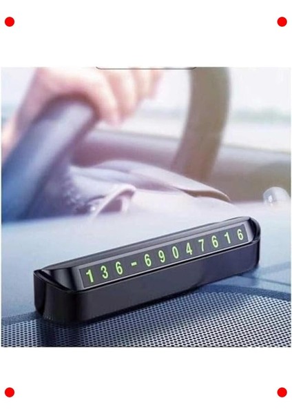 Fosforlu Gizlenebilir Araç Park Numaratörü (Mıknatıslı) indirimleri