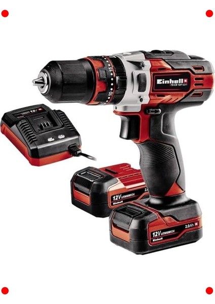 12V Akülü Darbeli Vidalama Seti (2x 2.0 Ah Akü Dahil)