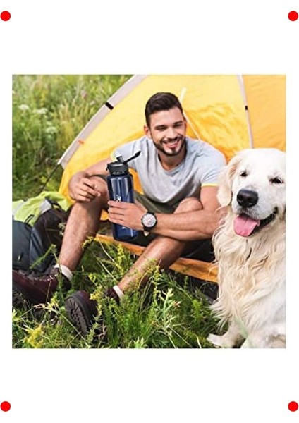 Pipetli Mega Boy 1.5l Tritan Su Matarası - Lacivert fırsatları