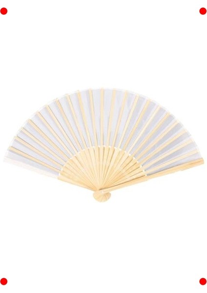 Ahşap Katlanır El Yelpazesi - Çok Amaçlı