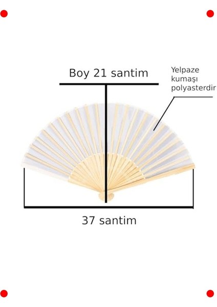 Ahşap Katlanır El Yelpazesi - Çok Amaçlı fiyatları