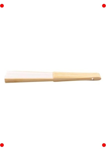 Ahşap Katlanır El Yelpazesi - Çok Amaçlı fırsatları