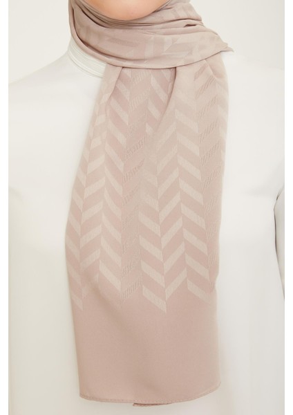 Trend J.capri Açık Vizon Rengi Desenli Şal 1 - 136 fiyatları