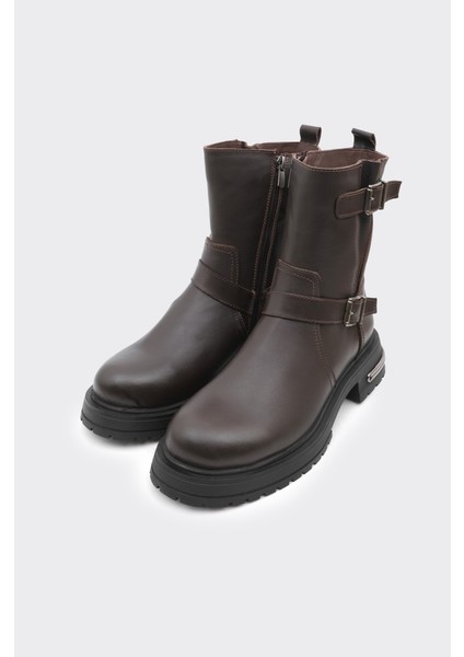 Hakiki Deri Fermuarlı Kadın Bot fiyatları