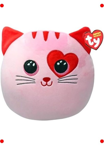 Sevimli Pembe Kedi Peluş Oyuncak (10 Cm)