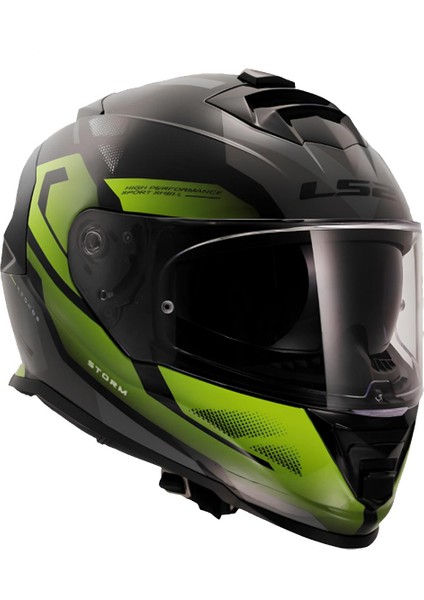 Storm 2 Kronos Sarı-Gri Fullface Motosiklet Kaskı fiyatları