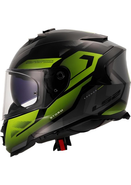 Storm 2 Kronos Sarı-Gri Fullface Motosiklet Kaskı fırsatları