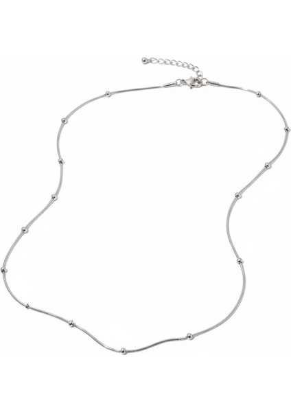 316L Paslanmaz Çelik Kadın Gümüş Kolye | Yusso