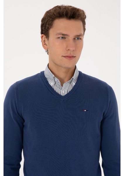 Erkek Indigo Kazak /triko 50313668-VR028 fiyatları