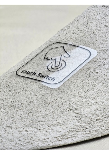 Nomi Alçı Dokulu Dokunmatik LED Masa Lambası (19 x 21 Cm)