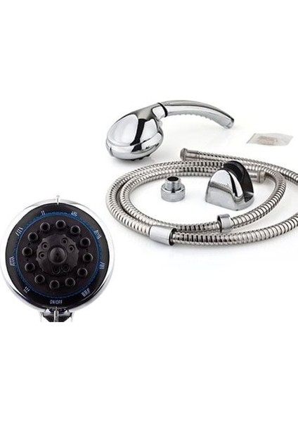 Terapi Etkili 8 Fonksiyonlu Duş Başlığı Seti