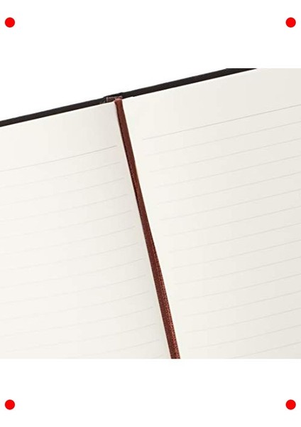 B5 Tekstil Kapaklı Çizgili Defter - Beyaz modelleri