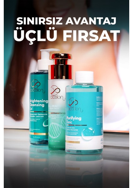 Cocasion Cell-Reactiv Üçlü Bakım Seti – Lansman Avantajıyla Tek Fiyata Tam Bakım! modelleri