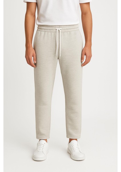 Erkek Düz Paça Rahat Kesim Premium Kumaş Eşofman Altı fiyatları