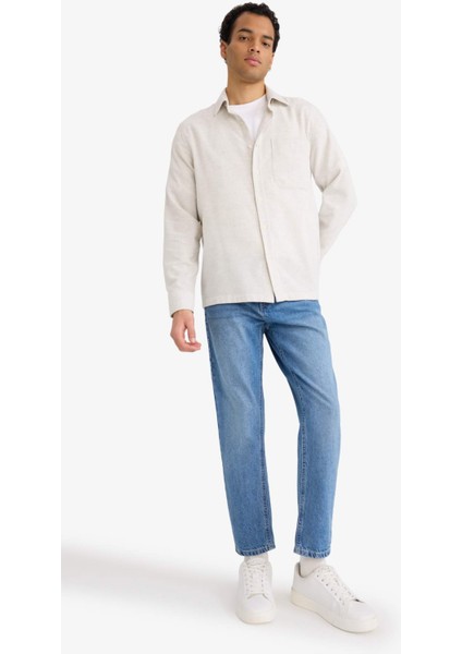 Regular Fit Flanel Uzun Kollu Gömlek G5922AX25WN fiyatları