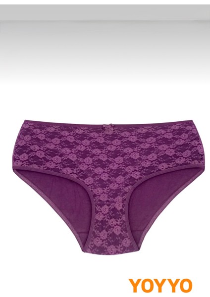 Kadın Battal 5'li Büyük Beden Külot Pamuklu, Dantel Detaylı Külot Kadın Iç Çamaşır fırsatları