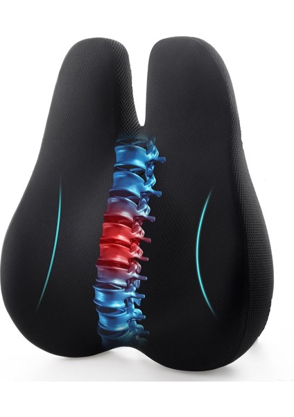 Ergonomik Ofis Sandalye ve Araba Minderi Seti | Bel, Boyun ve Oturma Desteği 3'lü Set fiyatları