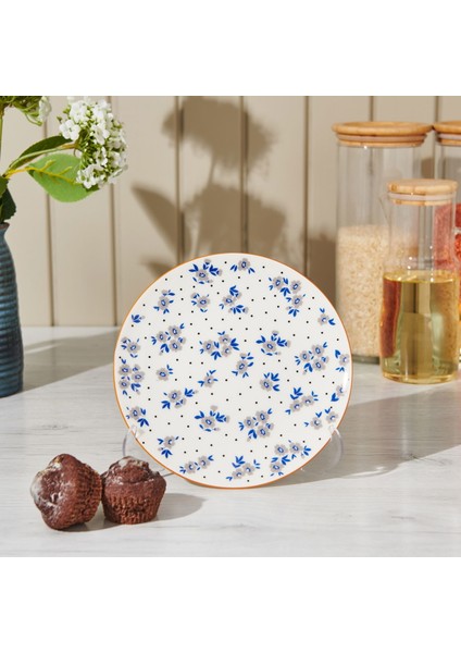 Porselen Robi Pasta Tabağı - Renkli - 19 cm