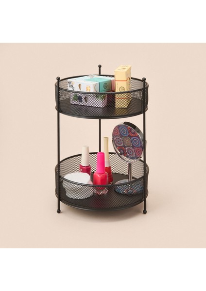 Bath Iki Katlı Fileli Organizer - Siyah - 28X20 cm fiyatları